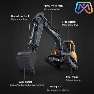 بیل مکانیکی کنترلی 3 کله برند EE – کد 003-598