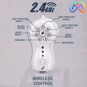 ربات هشت پا دودزا کنترلی – کد 34_134