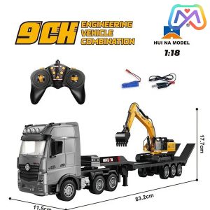 کنترلی Huina تریلی حمل بیل 2کنترله 1522