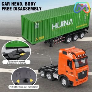 کنترلی Huina تریلی کانتینر دار 1317