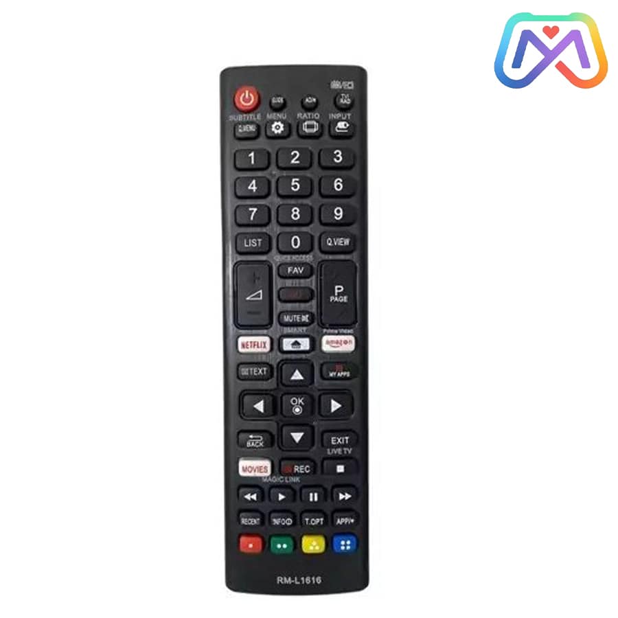 ریموت کنترل تلویزیون ال سی دی ال جی مدل HUAyu-RM1616