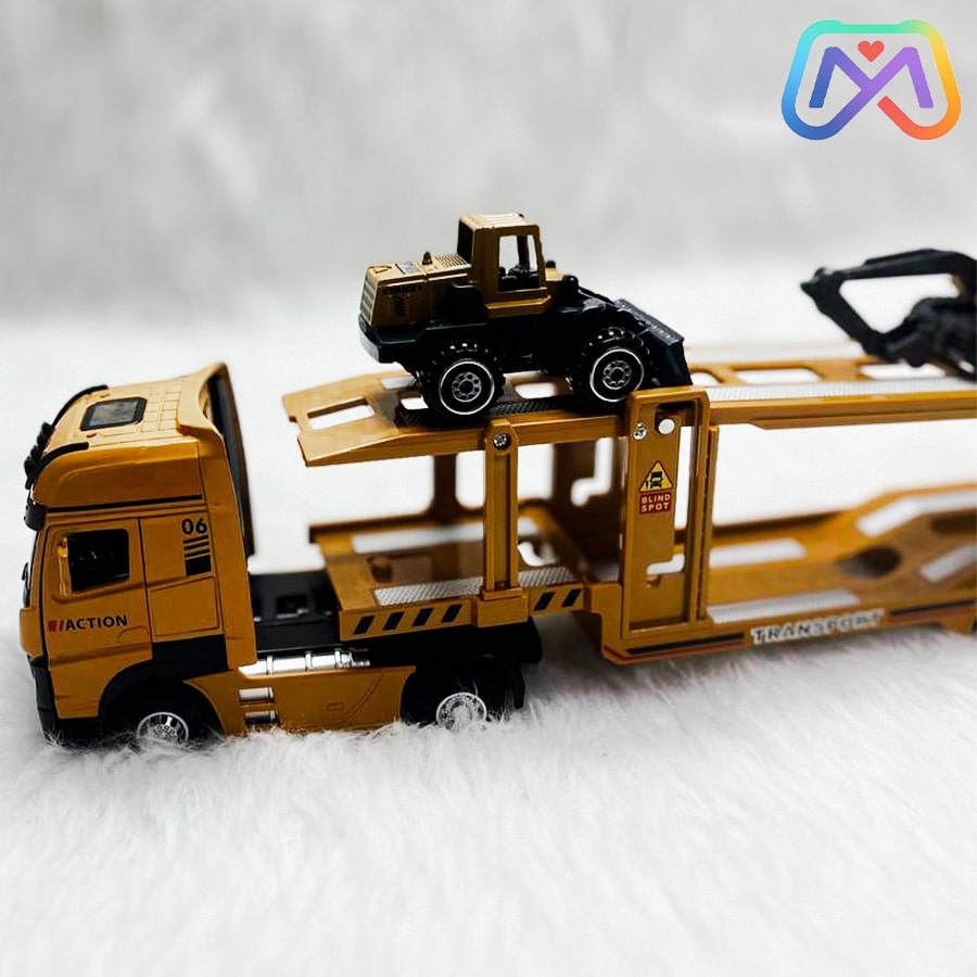 ماشین فلزی کامیون حمل خودرو 8652