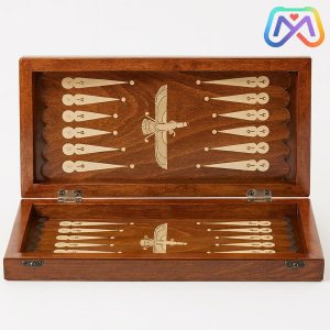 تخته نرد چوب گردو با روکش ملچ 8 میل