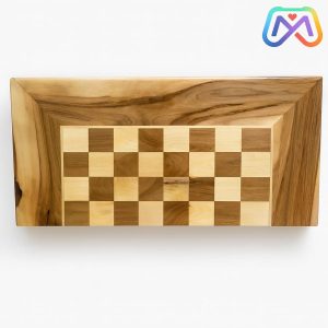 تخته نرد چوب گردو مدل لبه تخت