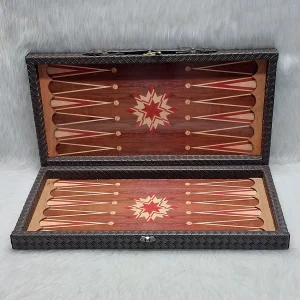 تخته نرد چوبی MDF چرمی ساده کد 466