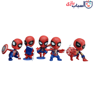 اکشن فیگور اسپایدرمن بسته 5 عددی 63
