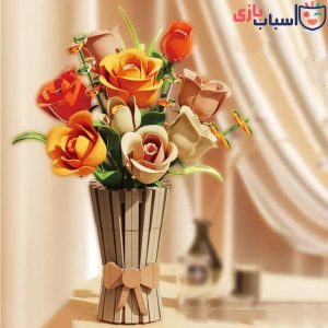 Alternative view of لگو گل رز با پایه 13066