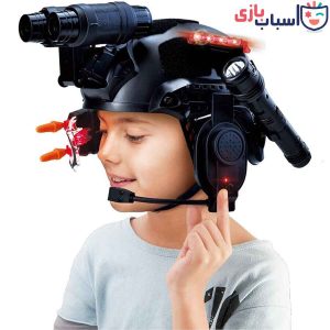 کلاه نظامی چراغ قوه دار تیر پرتاب کن 3_1261