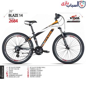 دوچرخه VIVA مدل BLAZE 14 سایز 26 کد 2684
