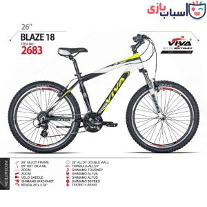دوچرخه VIVA مدل BLAZE 18 سایز 26 کد 2683